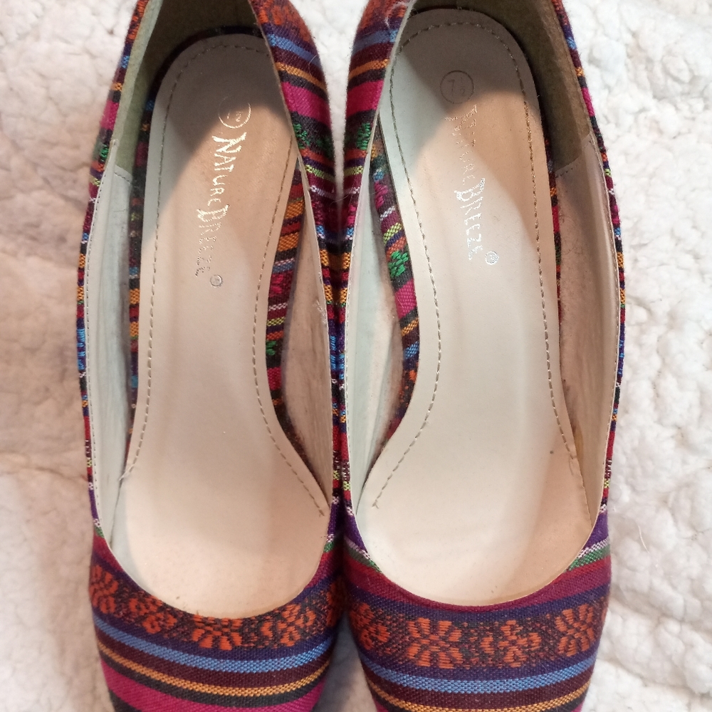 Nature breeze multicolor wedges